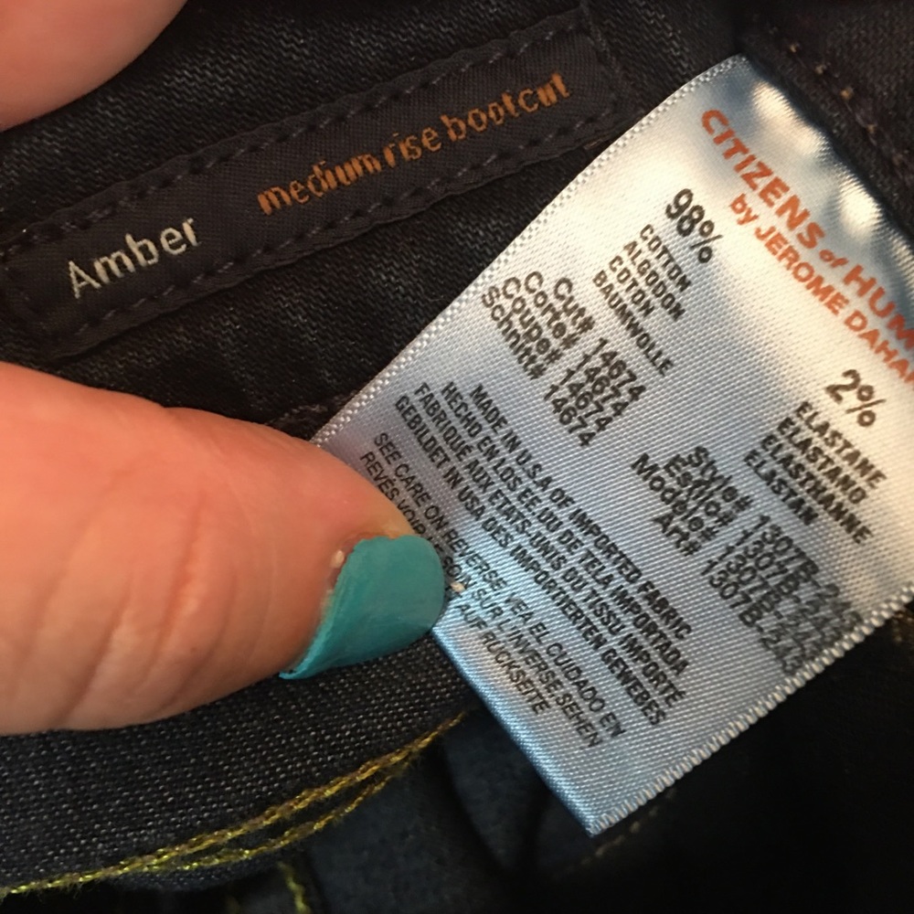 COH Amber Dark Stretch Denim Flare Bootcut Jeans - Picture 7 of 8